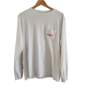 (M) Men Vineyard Vines "Edgartown MA" Basic Logo Long sleeve